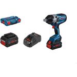 Bosch Professional GAL1880 L-Boxx 06019J8503 Akku-Drehschlagschrauber 18 V 5.5 Ah Li-Ion bürstenlos, inkl. 2. Akku, inkl. Ladegerät, inkl. Koffer (06019J8503)