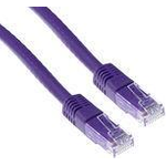 ACT CAT6A UTP 1m 1m Cat6a U/UTP (UTP) Violett Netzwerkkabel (IB6601)