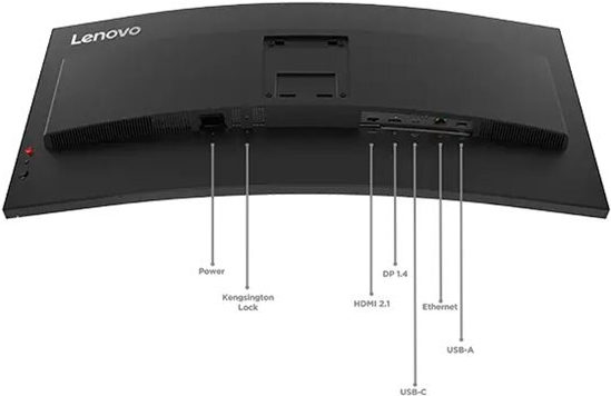 Lenovo ThinkVision T34WD-40 34" 3440 x 1440 120 Hz Monitor Finsternis schwarz