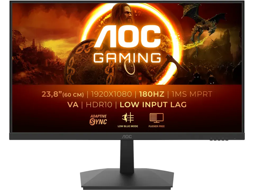 AOC Gaming-Monitor 24G15N2, 60,5 cm (27 Zoll) - 1920 x 1080 px, Full HD, 1 ms Reaktionszeit, 180 Hz (24G15N2)