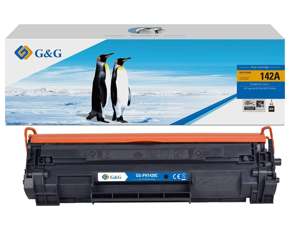 G&G Tonerkartusche kompatibel mit HP 142A/W1420A Schwarz 950 Seiten