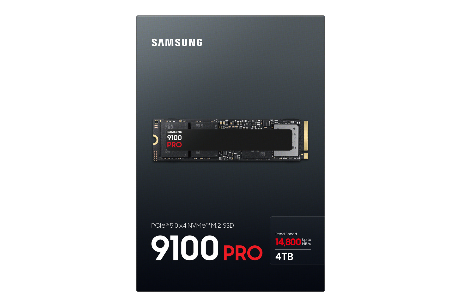 Samsung 9100 PRO SSD 4 TB M.2 PCIe 5.0 NVMe Schwarz