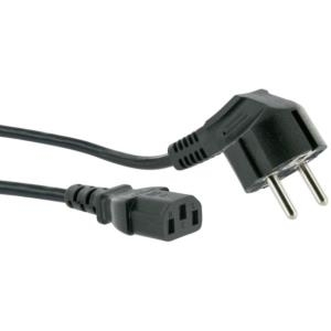 Schwaiger Schuko/C13 M/F 1.8m 1.8m Netzstecker Typ F C13-Koppler Schwarz (CK80531)