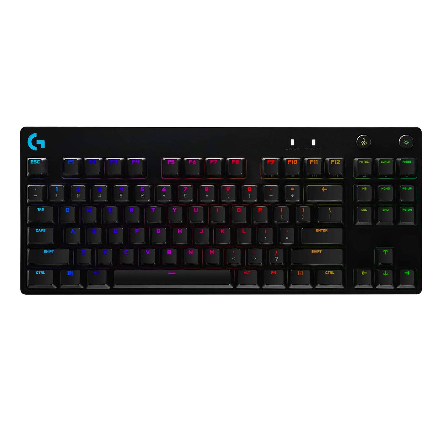 Logitech G PRO Gaming Keyboard Tastatur USB QWERTY US International Schwarz (920-009392)