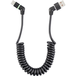 Renkforce USB-Ladekabel USB 2.0 USB-A Stecker USB-C Stecker Schwarz Steckkontakte (RF-6713690)