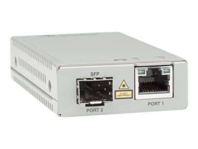 Allied Telesis AT MMC2000/SP Medienkonverter RJ-45 / SFP Silber