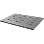 LANBERG 19" Fachboden 1U 480.5x780mm, max.120kg, schwarz (AK-1016-B)