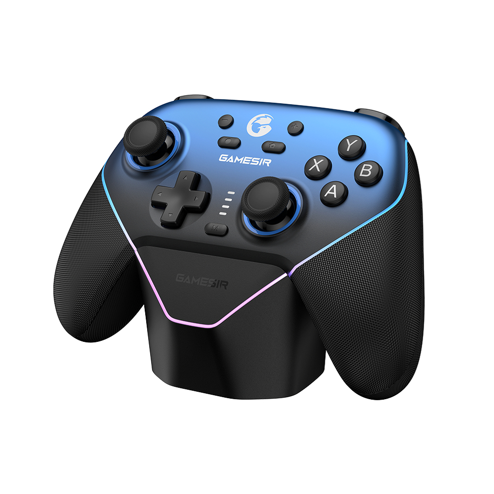 GameSir Super Nova Gamepad Bluetooth/RF/USB für Nintendo, Android, iOS, Xbox, PC Nightfall Blue