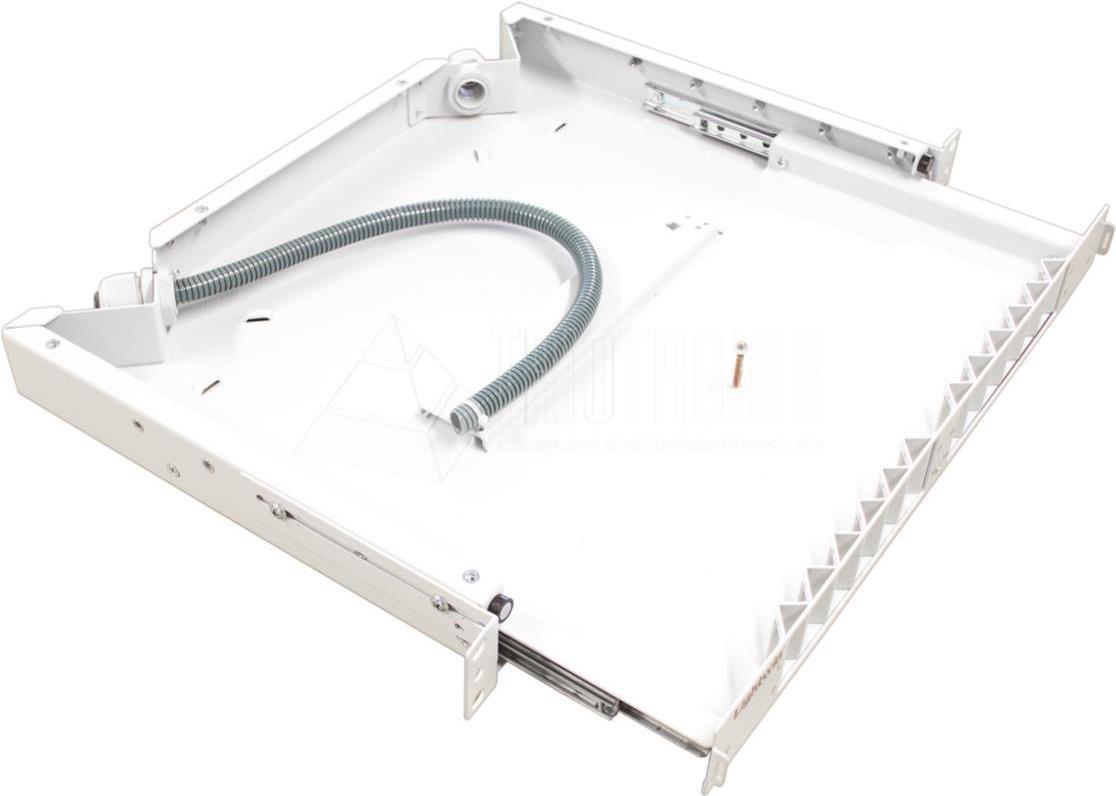 Lightwin High Quality 19\" LWL Verteilerlade, Leergehäuse Spleißboxen (LVL GREY HQ 12-DSC)