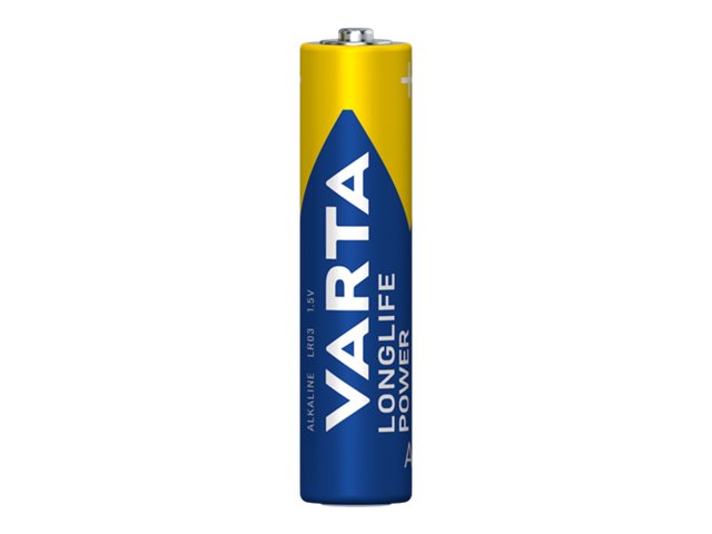 Varta Longlife Power Micro AAA Batterie 1,5 V 10 Stück
