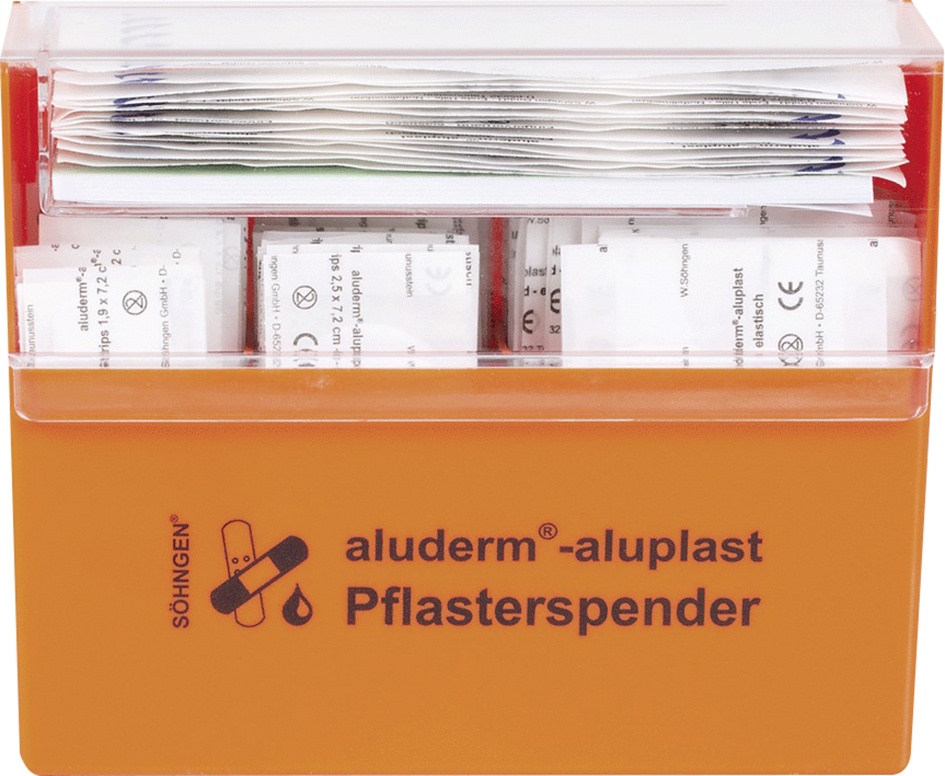 Söhngen aluderm aluplast Pflasterspender Orange