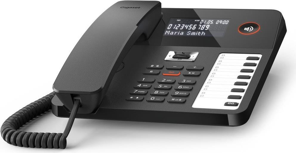 Gigaset DESK 800A DECT-Telefon Kabelgebundenes Mobilteil S30350-H225-B101 | Schnurgebundene Telefone