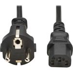 Eaton P054-02M-EU Stromkabel Schwarz 2 m CEE7/7 IEC C13 (P054-02M-EU)
