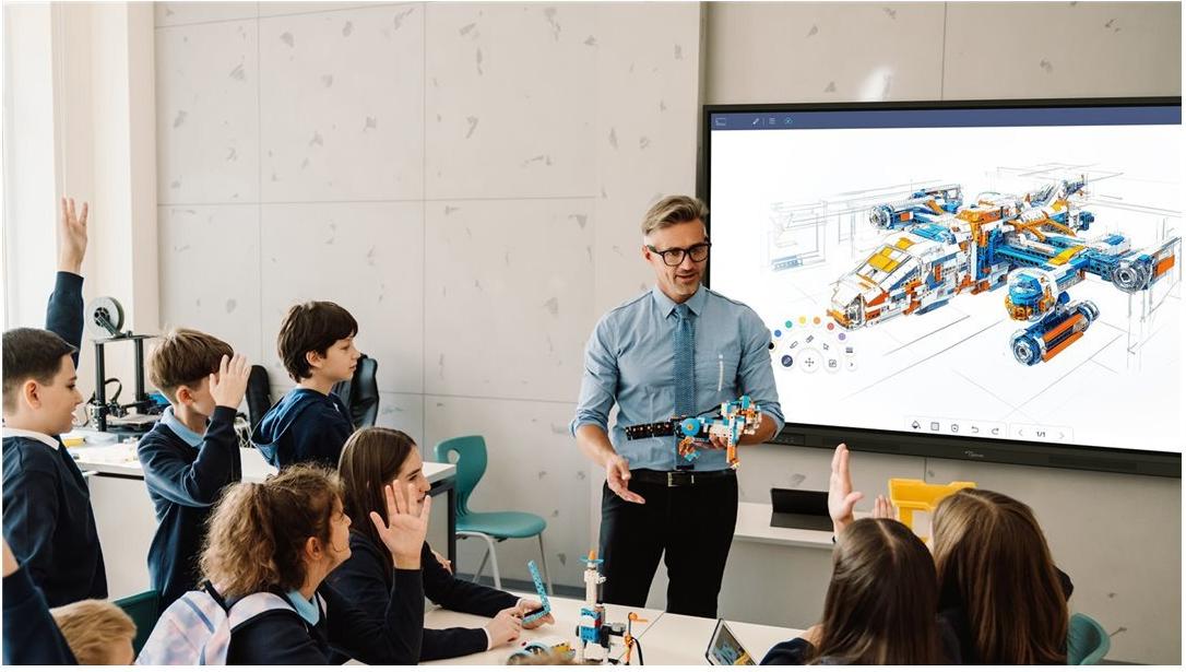 Optoma Creative Touch 3653RK 65" 4K UHD Touch Display Schwarz