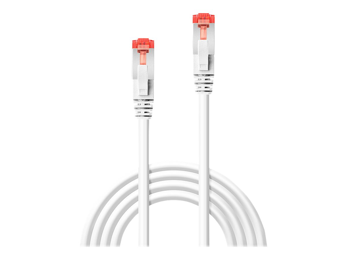 Lindy CAT 6 Patch-Kabel S/FTP (PiMF) RJ-45 (M) - RJ-45 (M), 3 m, Weiß