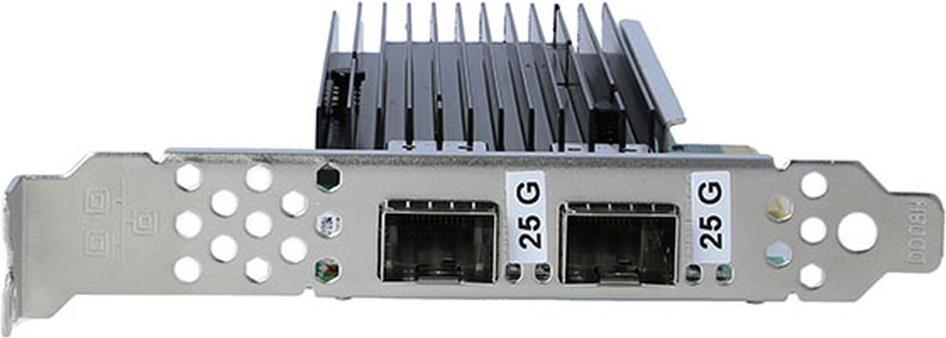 BlueLAN Converged Network Adapter XXV710, Ethernet, FCoE, 25GbE Dual Port SFP28, Chipsatz: Intel XXV710, PCIe 3.0, x8 Lane, Betriebssystem: Windows, Linux, FreeBSD, Virtualisierung: VMware ESXi, SLSE (BLCNADAC07)