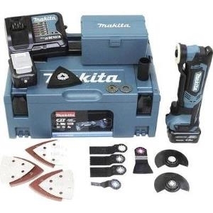 Makita TM30D - Mehrzweckwerkzeug mit Aufsätzen - schnurlos - 93 x 93 x 93 mm - 2 Akkus - 12 V (TM30DSMJX5)
