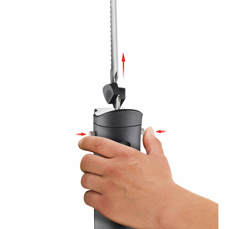 Unold Cordless Elektrisches Messer 78815 9 W Akku Schwarz, Edelstahl