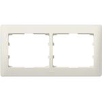 LEG Rahmen 2-fach waagrecht 771502 Galea perlmutt (771502)