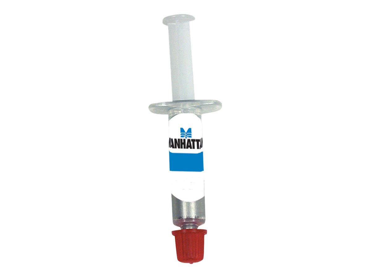 Manhattan Wärmeleitpaste 701662, 1,5 g, Spritze, Silber