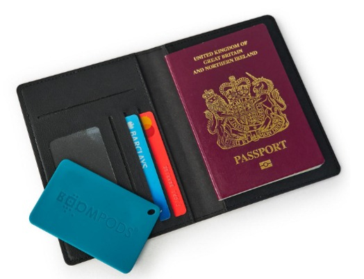 BOOMPODS Boomcard Finder Bluetooth Ocean Blue