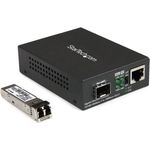StarTech.com Gigabit Ethernet Glasfaser Medienkonverter (MCM1110MMLC)