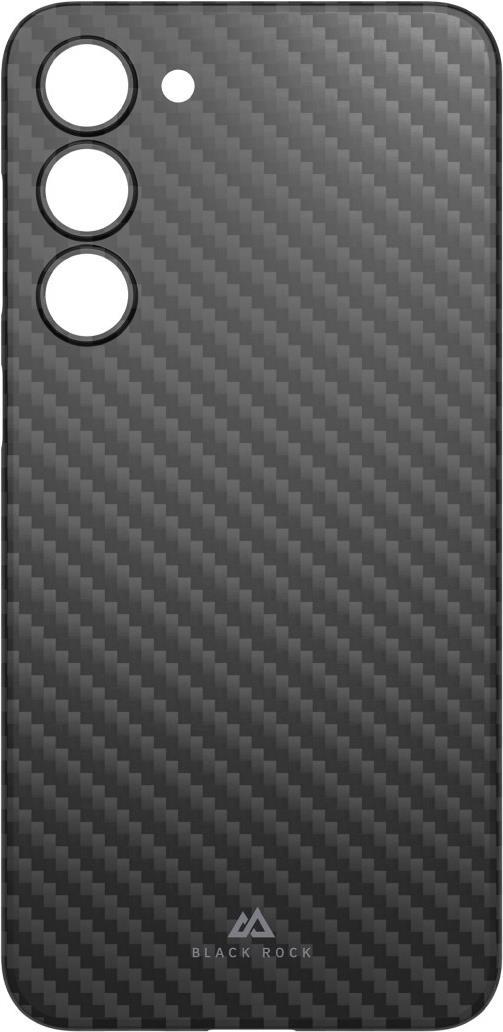 Black Rock Cover Ultra Thin Iced für Samsung Galaxy S23+, schwarz/flex carbon (00220399)