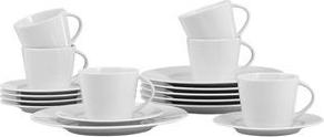 Esmeyer Kaffeeservice ISTA, 18-teiliges Sparset aus Porzellan, spülmaschinengeeignet, Set bestehend aus: - 1 Stück (571-019)