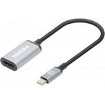 Manhattan 153706 Videokabel-Adapter 0,15 m USB Typ-C HDMI Schwarz - Silber (153706)