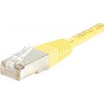 Patchkabel, CAT.5e, F/UTP, geschirmt, gelb, 3.0 m Geschirmtes Patchkabel zum günstigen Preis (854106)