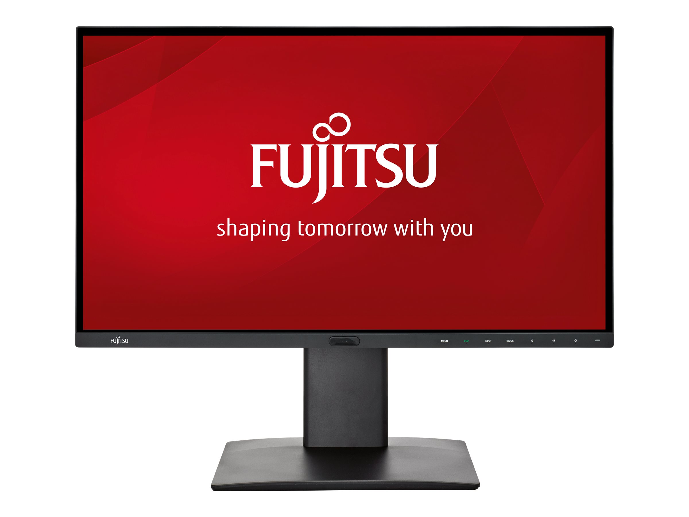 Fujitsu P27-8 TS UHD - LED-Monitor - 68.5 cm (27") - 3840 x 2160 4K UHD (2160p) - IPS - 350 cd/m² - 1300:1 - 5 ms - 2xHDMI, DisplayPort, Mini DisplayPort - Lautsprecher - Matt Black [Energieklasse G]