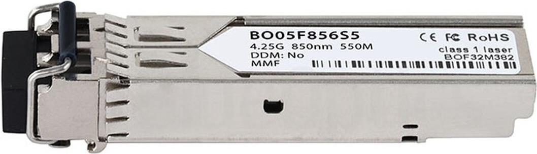 Kompatibler Cisco ONS-SE-4G-MM BlueOptics© BO05F856S5D SFP Transceiver, LC-Duplex, 4GBASE-SW, Fibre Channel, Multimode Fiber, 850nm, 300M, DDM, 0°C/+70°C (ONS-SE-4G-MM)