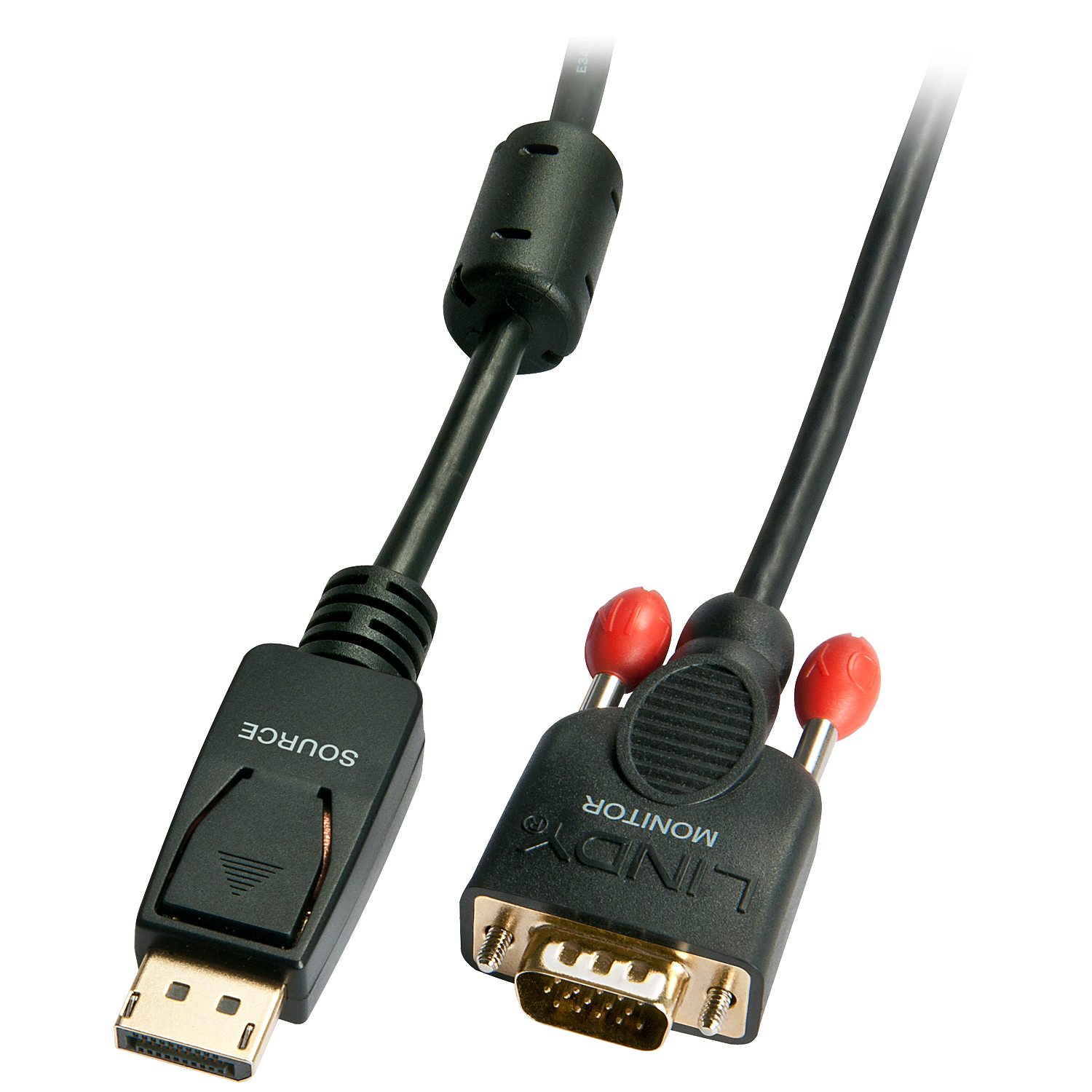 LINDY Konverterkabel DisplayPort/VGA, 0,5m Das LINDY DP Adapterkabel ist zur Verwendung mit modernen