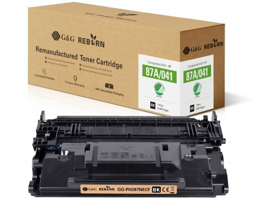 G&G Reborn Tonerkartusche kompatibel mit HP 87A 9.000 Seiten Schwarz