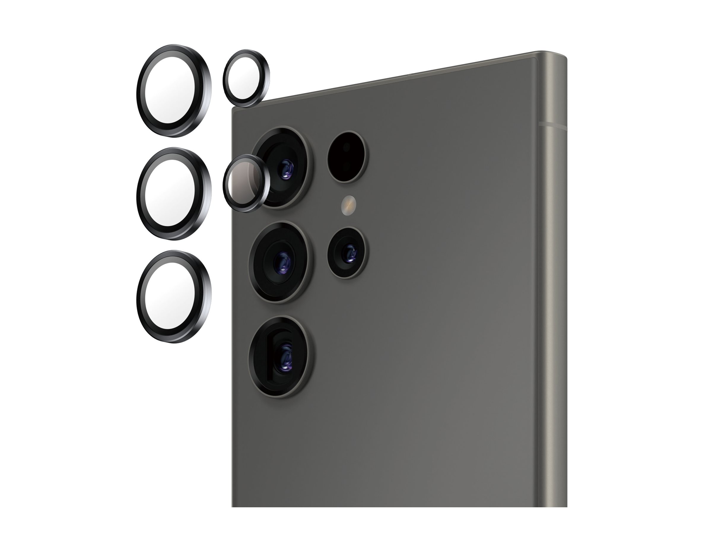 PanzerGlass Hoops Objektivschutz Samsung Galaxy S25 Ultra Schwarz