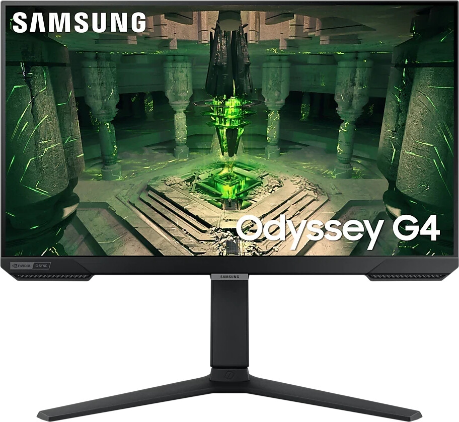 Samsung Odyssey G4 Gaming Monitor S25BG400EU 63,5cm (25" ) - Full HD, IPS, 1ms, 240 Hz, HDMI, DisplayPort, G-Sync [Energieklasse E] (LS25BG400EUXEN)