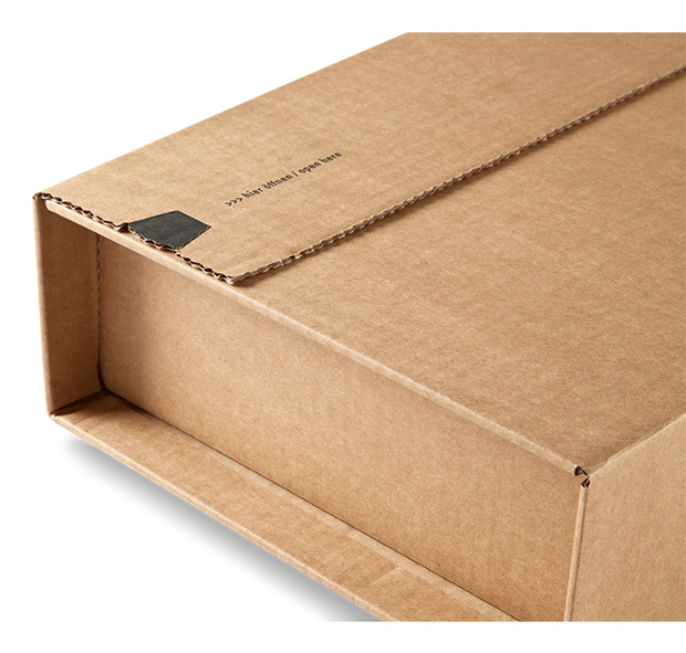 ColomPac Paket-Versandkarton POST Größe M Selbstklebend 305 x 212 x 110 mm Braun