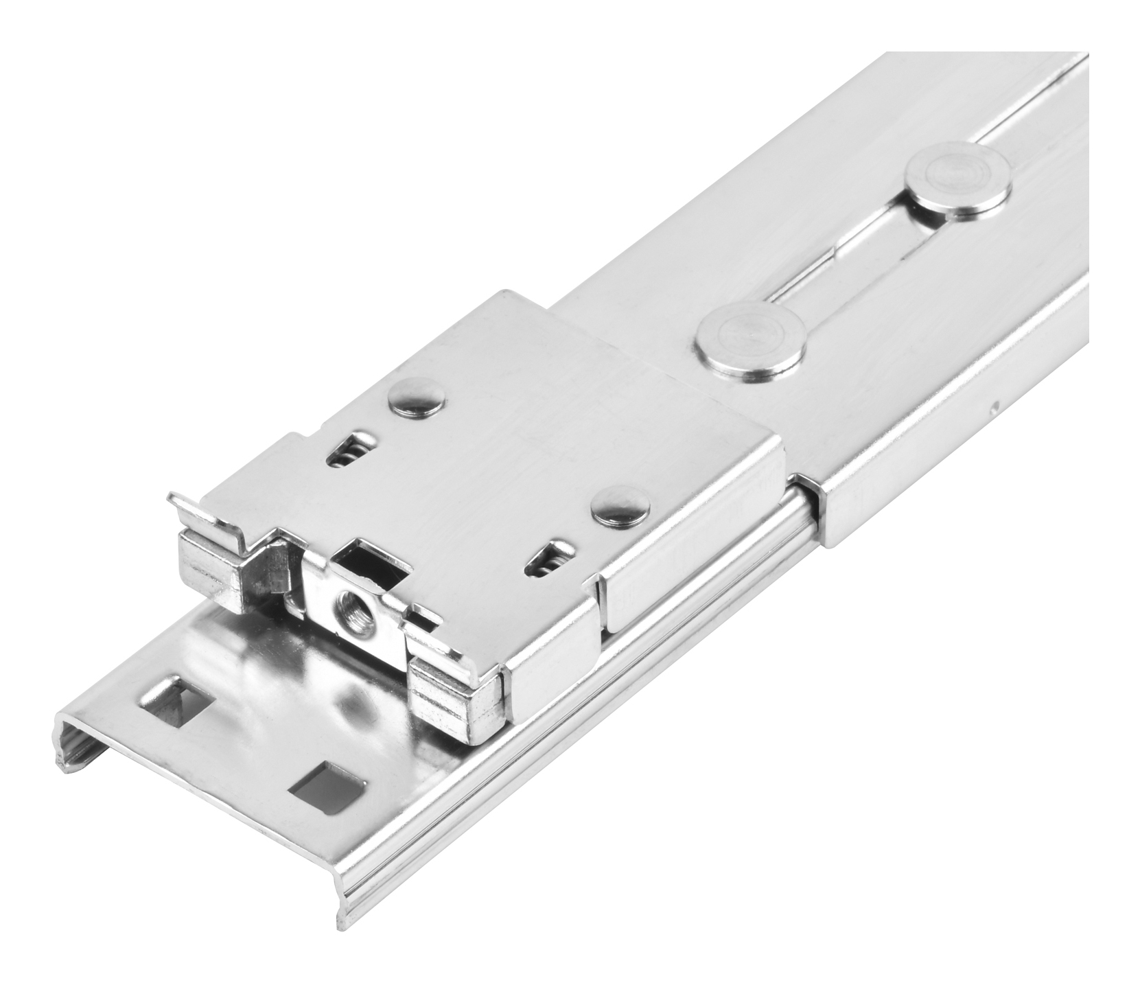 SilverStone RMS08-20 Gleitschienenset Silber