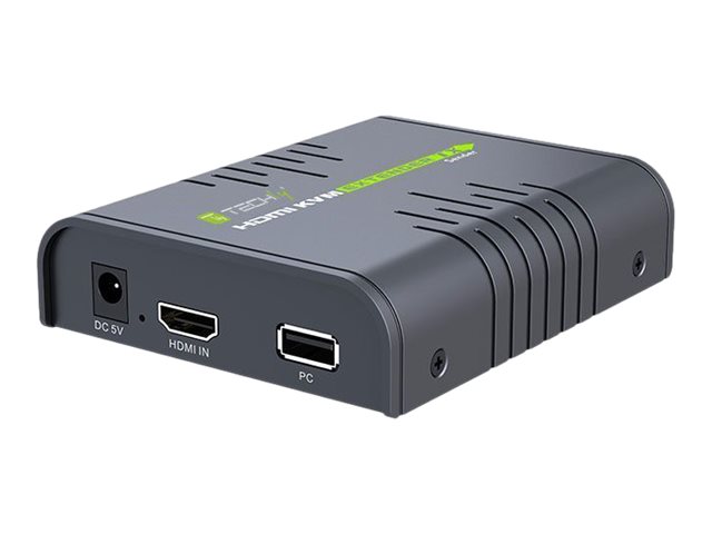 Techly TECHly 120m HDMI KVM Extender über Netzwerkkabel Schwarz