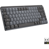 Logitech Master Series MX Mechanical Mini - Tastatur - hinterleuchtet - kabellos - Bluetooth LE - QWERTY - US International - Tastenschalter: Tactile Quiet - Graphite