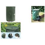 EDA Regentonne RÉCUP'O, Durchmesser: 800 mm, grün, 500 Liter Bausatz, flexibel und faltbar, UV-beständig, - 1 Stück (010983 V.CA)