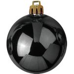 EUROPALMS Dekokugel 7cm, schwarz 6x (83501253)