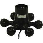 EUROLITE Hexopus Fassung schwarz (51100650)