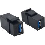 VALUE USB 3.0 Keystone Modul, schwarz (25.99.8207)