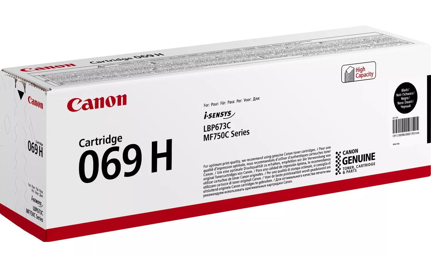 Canon 069H Tonerkartusche Schwarz
