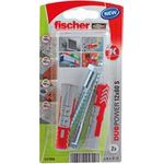Fischer DuoPower 12 x 60 S K NV Dübelset 60 mm 537665 1 Set (537665)
