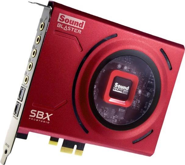 Creative Sound Blaster Z SE Interne Soundkarte PCI Express x1 24-Bit 192 kHz 116 dB SNR Rot
