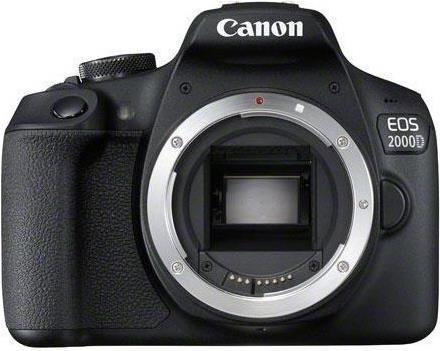 Canon EOS 2000D DSLR-Kamera Body 24,1 MP APS-C CMOS Full HD Schwarz (2728C001) (geöffnet)