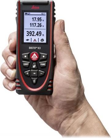Leica DISTO X3 Laser-Distanzmessgerät 150 m Schwarz