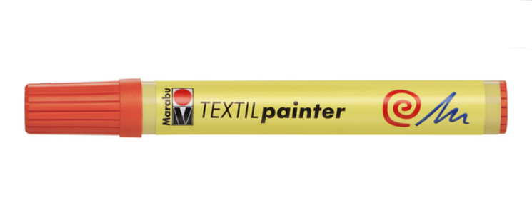 Marabu Textil Painter Textilmarker Rundspitze 2-4 mm Orange